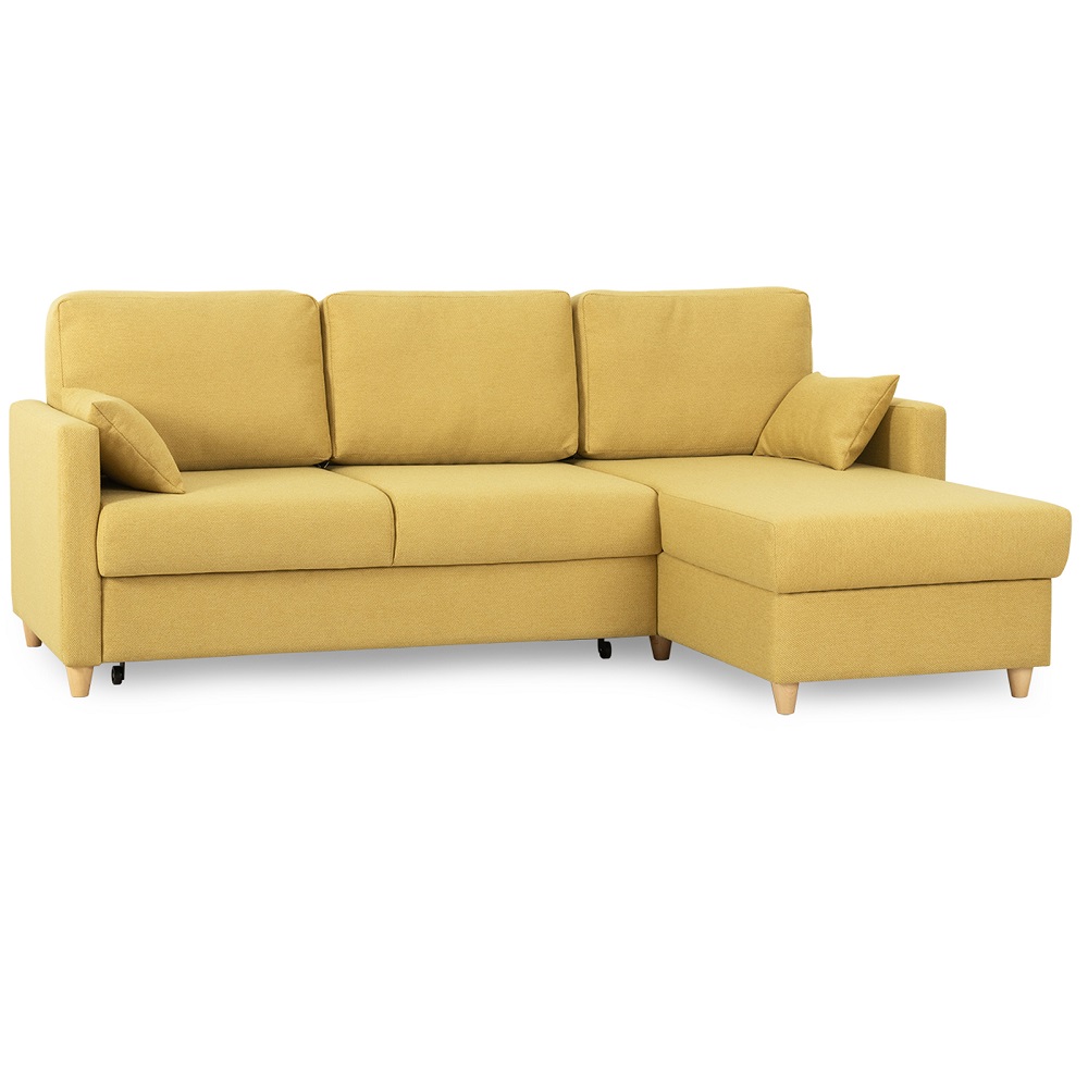 Диван кровать угловой Дилан, Желтый