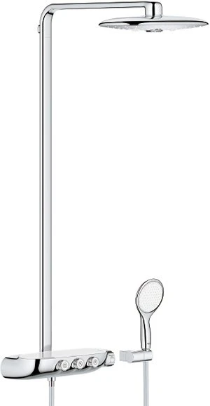 26250000 Rainshower SmartControl 360 DUO Душевая система с термостатическим смесителем для настенного монтажа, 3 режима верхнего душа, хром