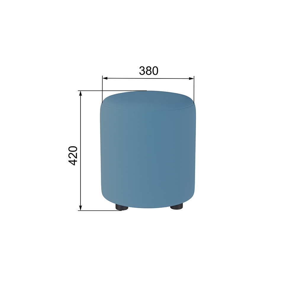 Пуф Рой, Светло-голубой