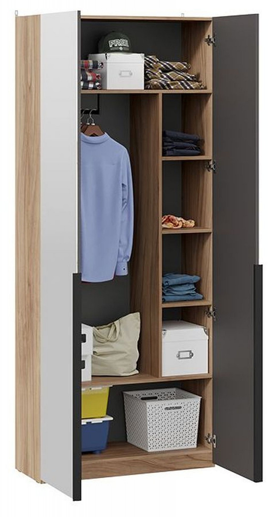 Шкаф платяной Порто СМ-393.07.224