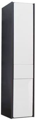 ZRU9302966 Ronda пенал, левый, 1400 мм, белый глянец/антрацит, ПВХ