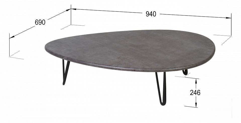 Стол журнальный Дадли