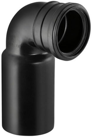 366.061.16.1 Соединительное колено Geberit 90°, для подвесного унитаза d90 мм