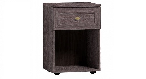 Тумба прикроватная с ящиком Sherlock 64, ясень темный