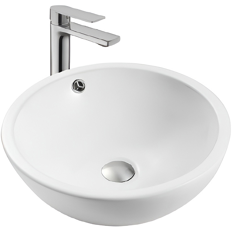 AQ5354-MW раковина 440*440*175 для установки на столешницу, матовый белый AQ5354-MW раковина 440*440*175 для установки на столешницу, матовый белый