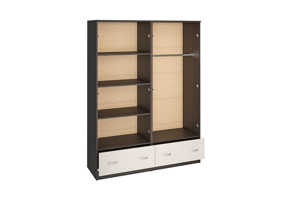 Шкаф 4-х створчатый Ронда ШК-4 венге / дуб белфорд