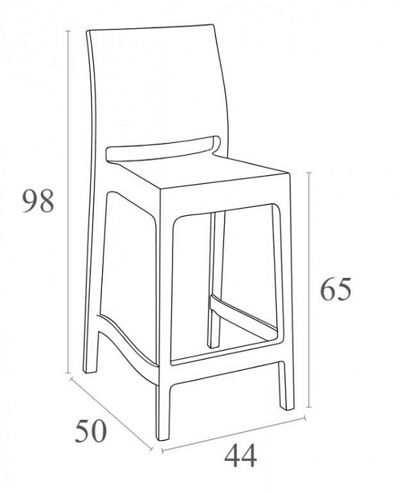 Стул барный Maya