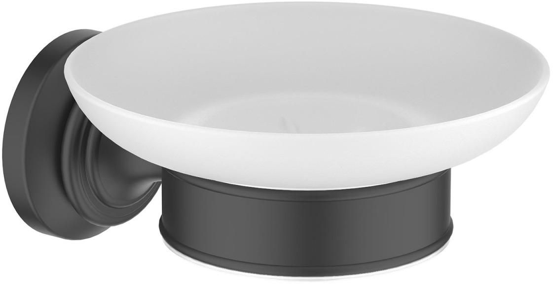 AQ4503MB КЛАССИК мыльница, матовый черный AQ4503MB КЛАССИК мыльница, матовый черный