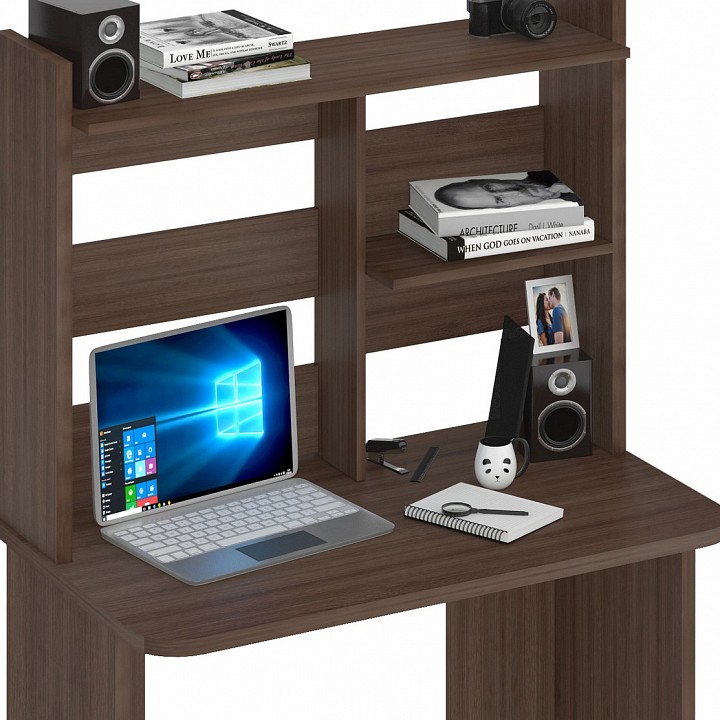 Стол компьютерный Домино Lite СКЛ-Прям100Р+НКЛ-100