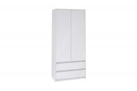 Шкаф двухстворчатый Айден серый