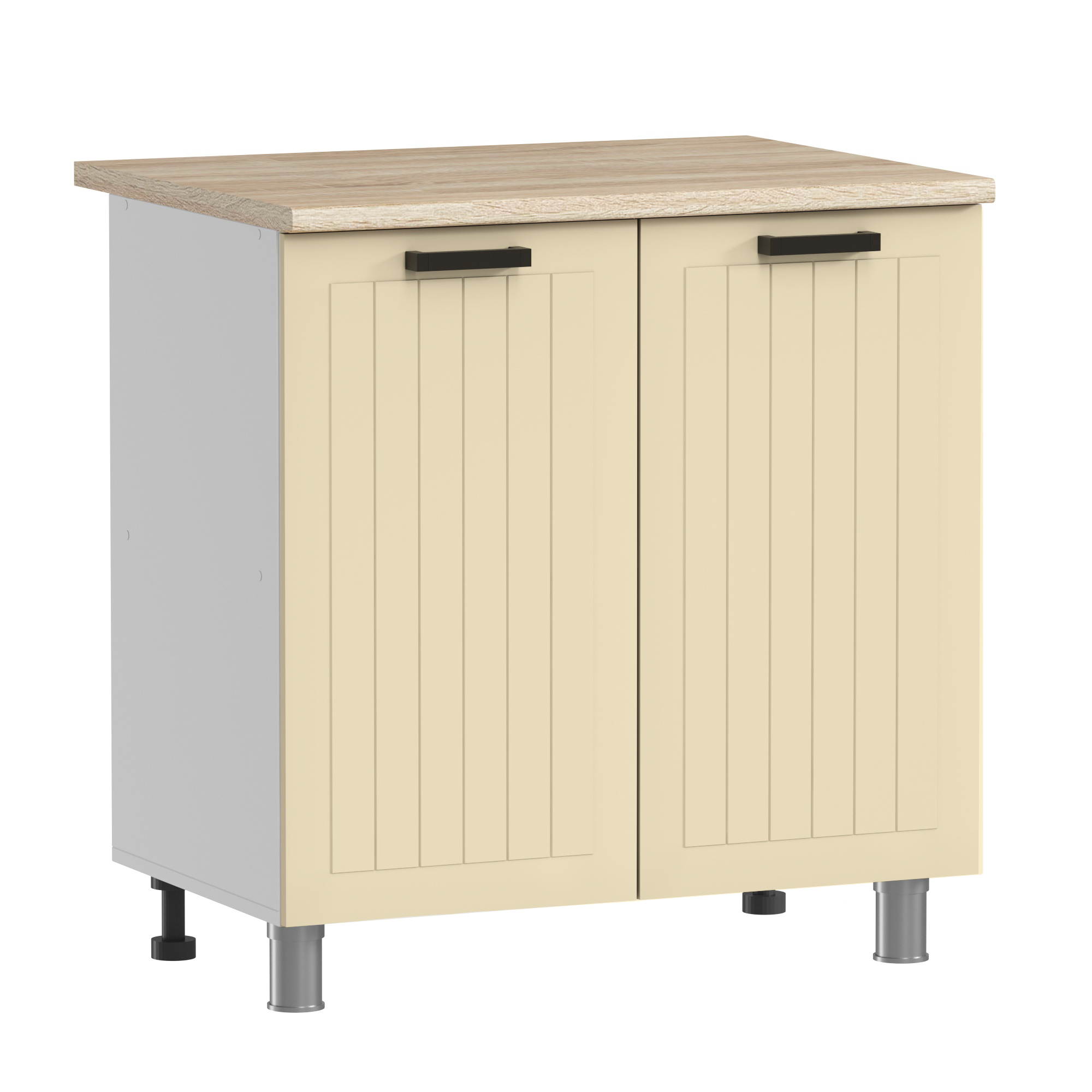 МК Аленушка Н 800 Орхидея Крем, скоба антрацит (без столешницы)