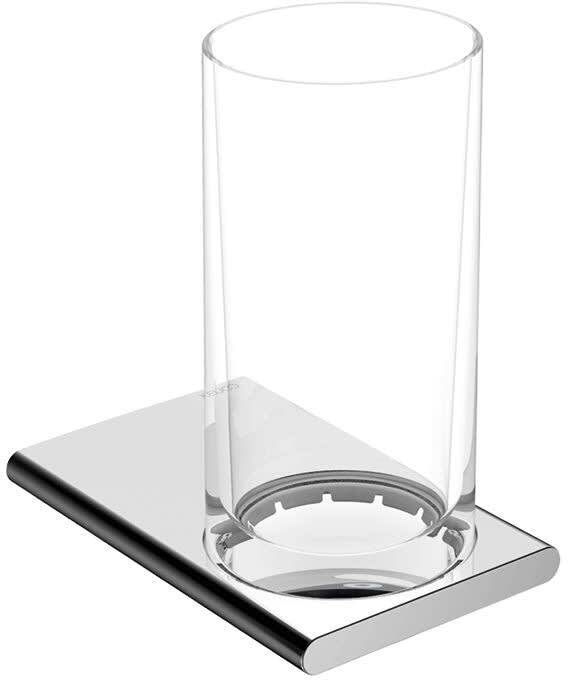 11550019000 EDITION 400 Держатель стакана, со стаканом из хрусталя, хром