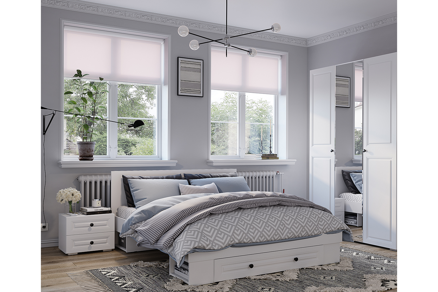 Кровать Софт с ящиком КР-11 140x200