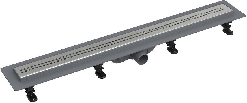 APZ9-850M Simple - Водоотводящий желоб с порогами для перфорированной решетки AlcaPlast