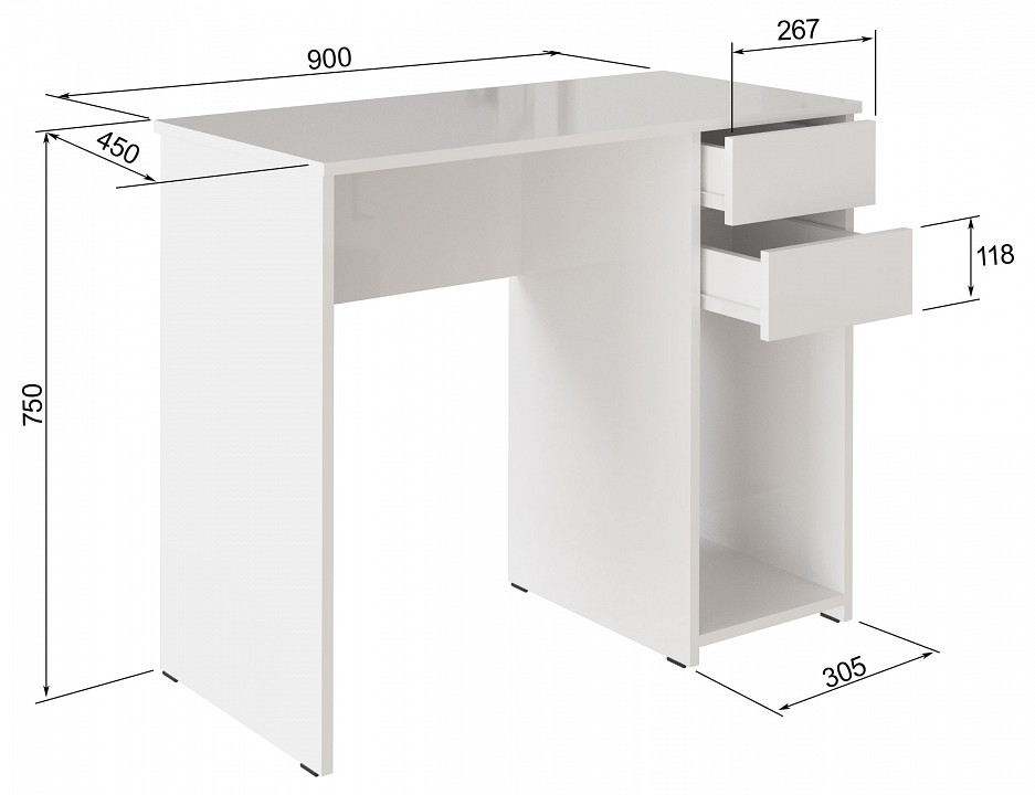 Стол письменный СК-03