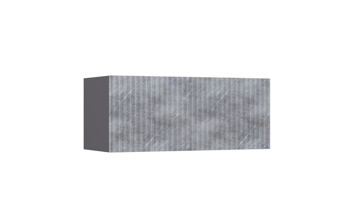 Тумба навесная №1 Оливия, Графит, Мрамор Глянец