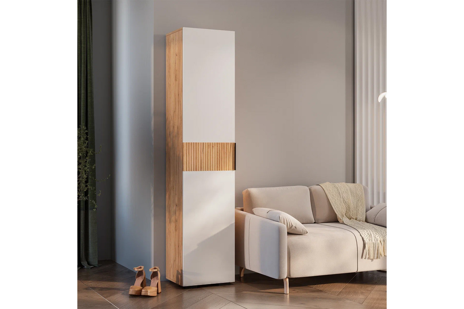 Пенал "Сандра" ПН-01 Крафт/Белый/Тортуга (М27)