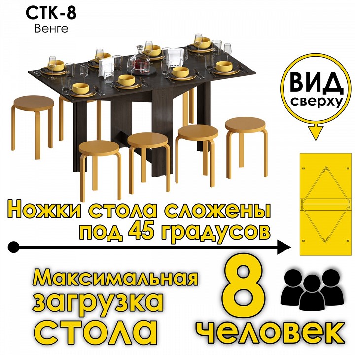 Стол обеденный СТК 8