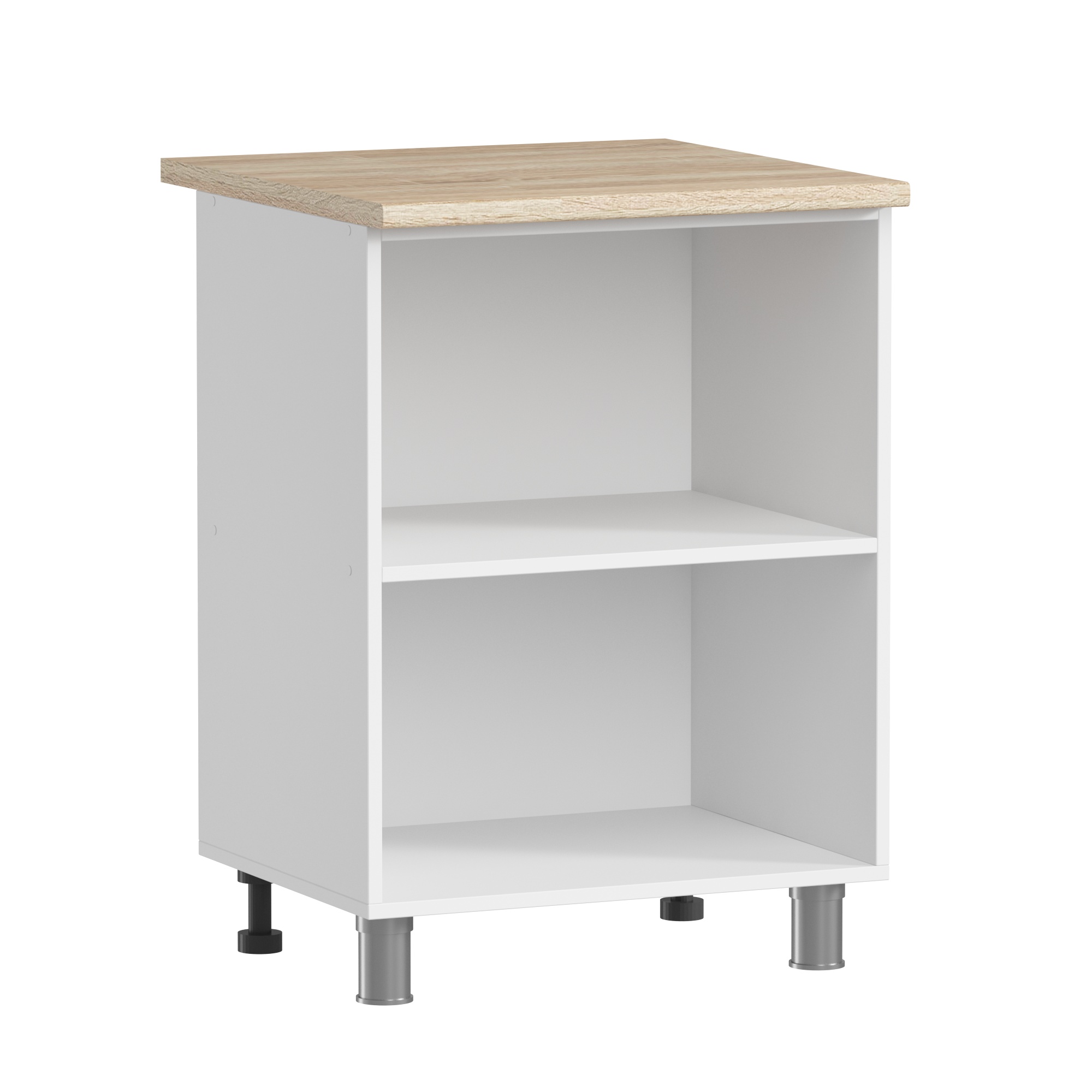 МК Аленушка Н 600 Орхидея Крем, скоба антрацит (со столешницей)