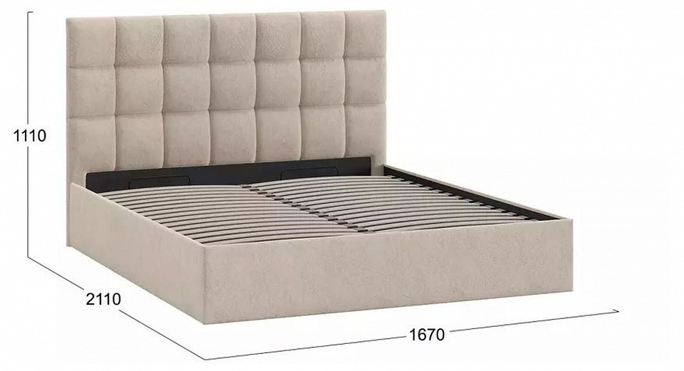 Кровать двуспальная Эмбер