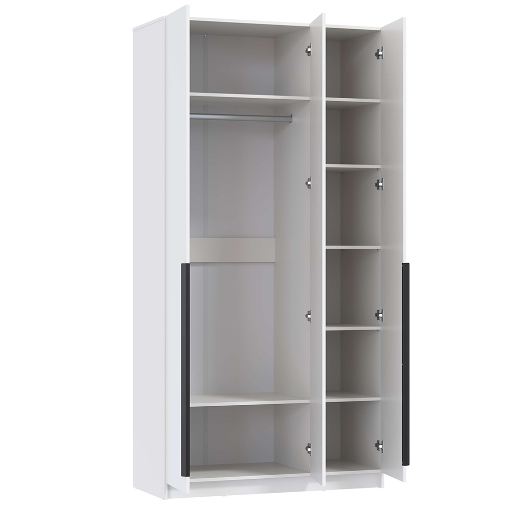 Шкаф для одежды 3-х створчатый Брандо 67.12, Белый