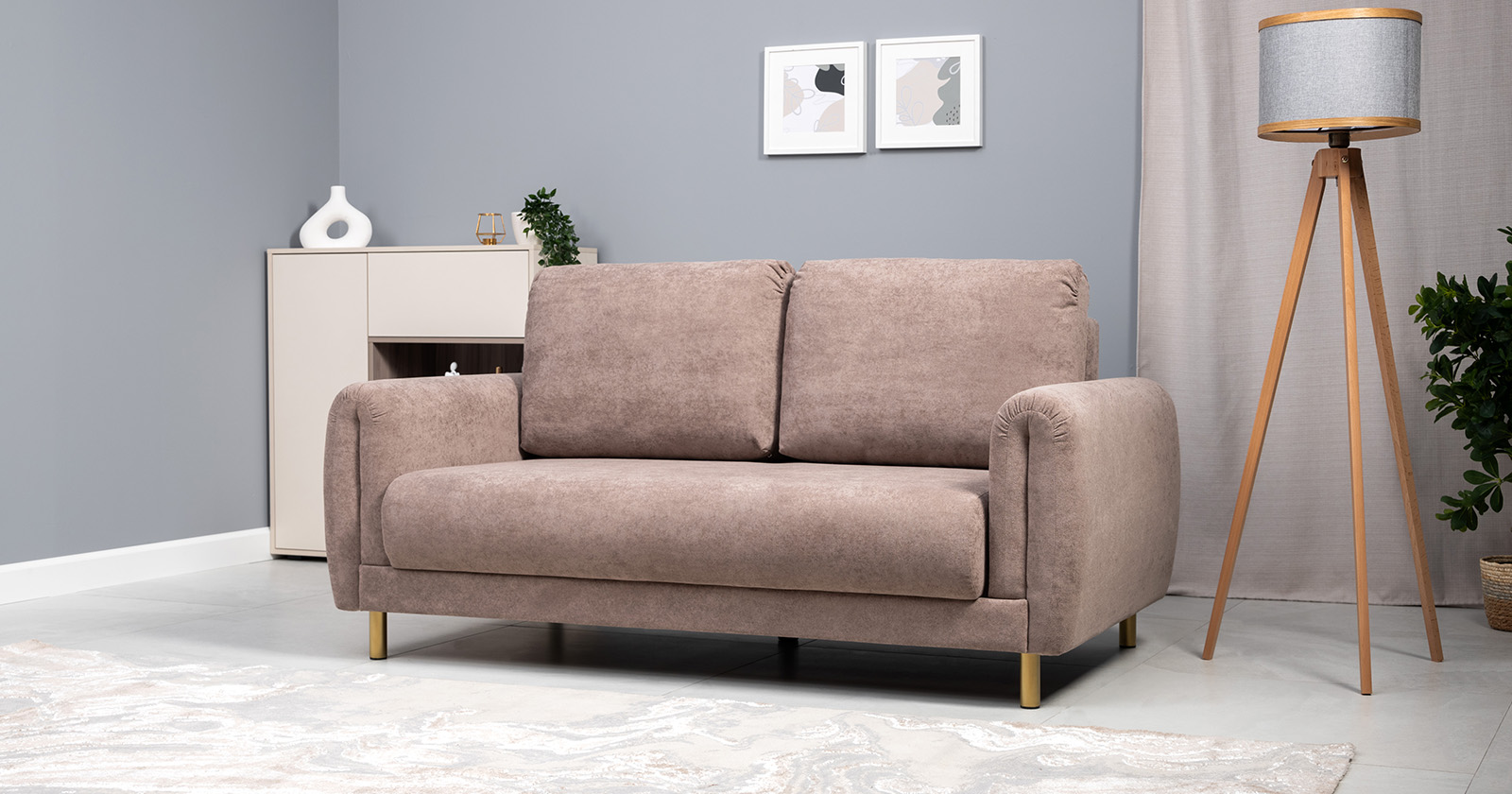 Диван-кровать Оникс ТД 205, Коричневый