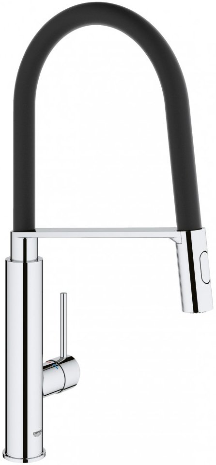 31491000 Concetto Смеситель для кухни с профессиональной лейкой, хром/черный