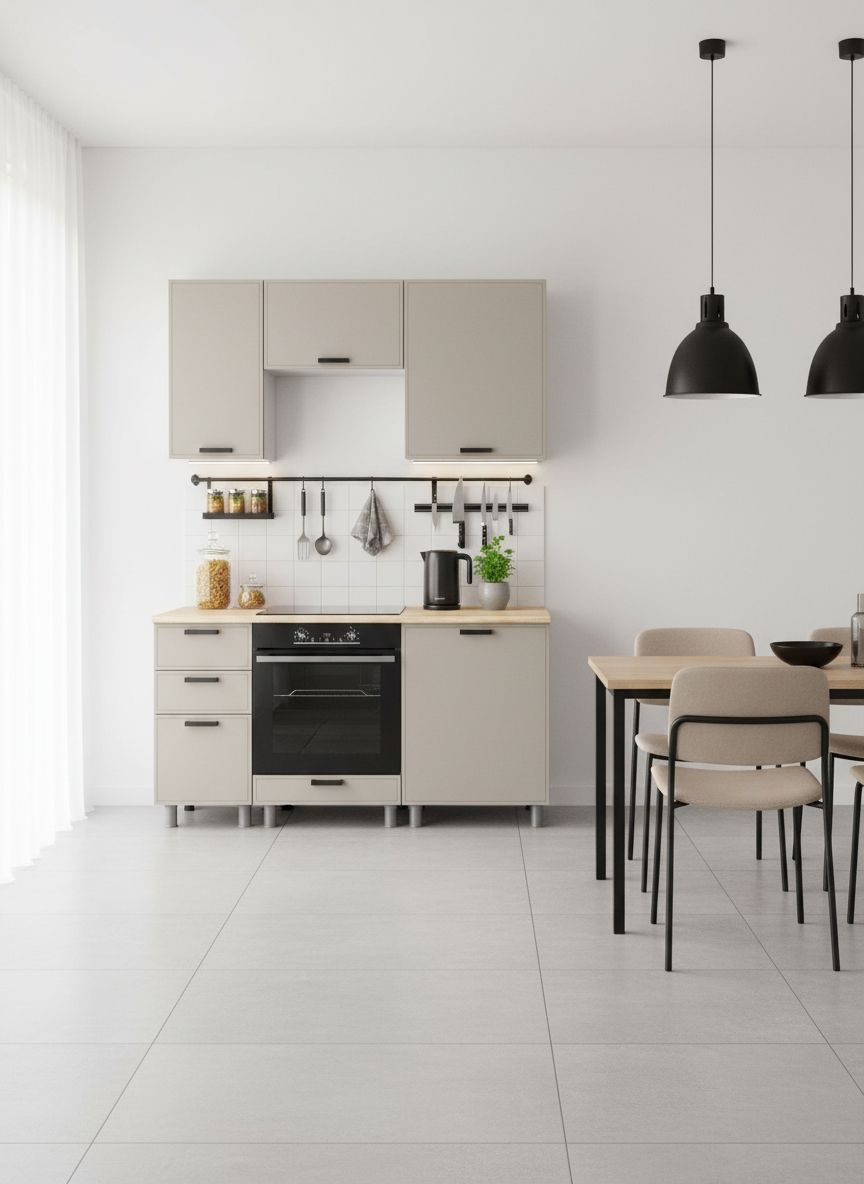 МК Аленушка 1,6м в.7 Магнолия Керамика,скоба черный,сонома