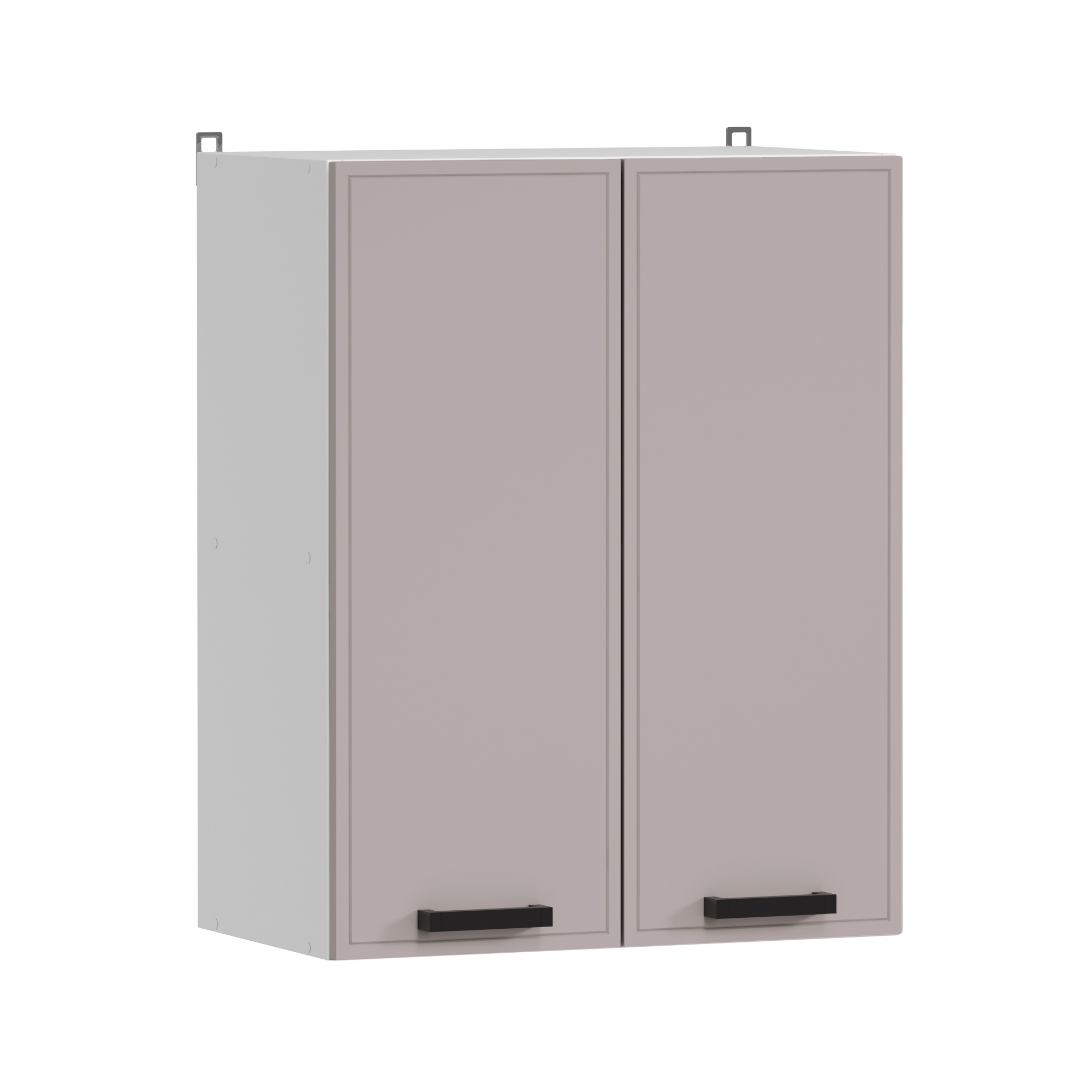 ГК Аленушка 1,6м Магнолия Кашемир/Сталь, черный (без столешницы)