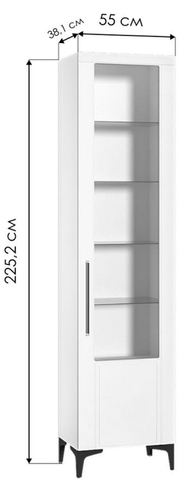 Шкаф-витрина Вестра