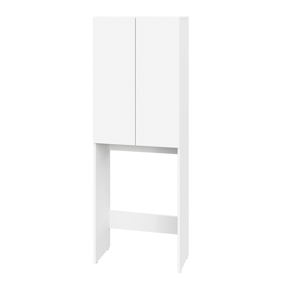 Пенал 640 с нишей для стиральной машины, Белый