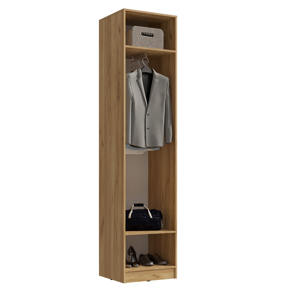 Пенал Роджина, Дуб крафт, Белый глянец