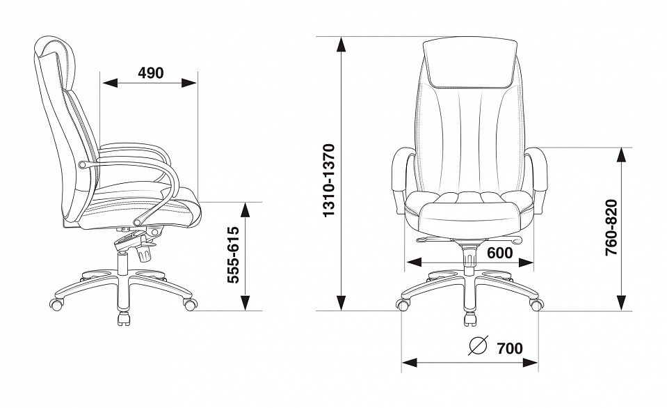 Кресло для руководителя T-9922SL