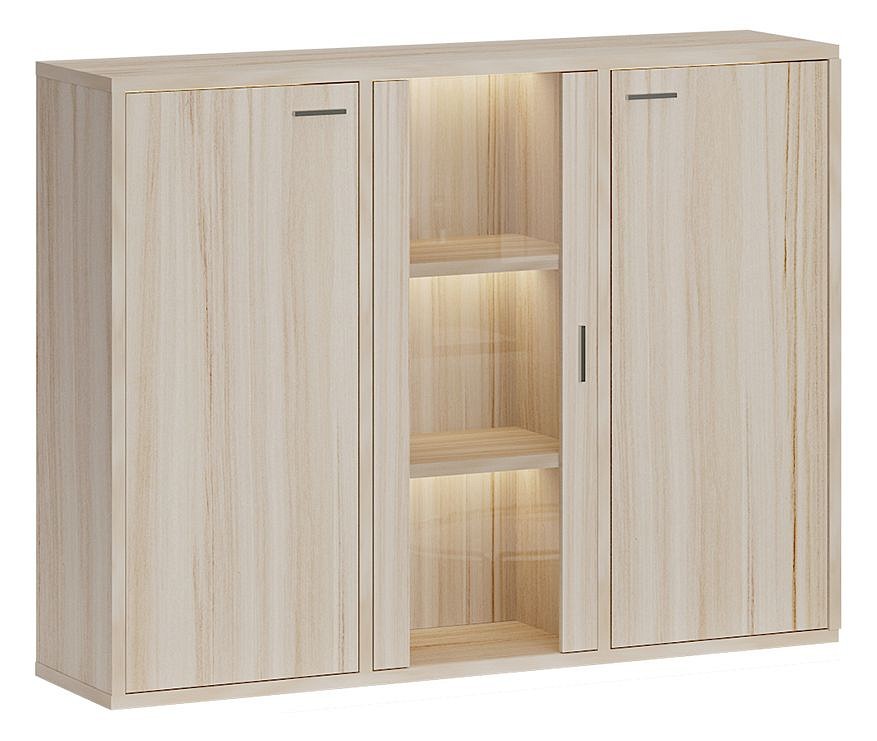 Тумба-витрина Домино СУ(ш3в1)+2ФГ+1ФС