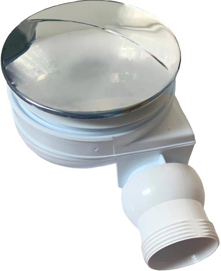 E78161-CP Сифон для низких душевых поддонов