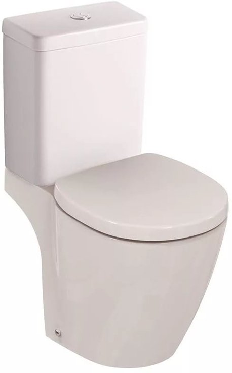 E119501 Connect Space Напольный унитаз для монтажа с бачком горизонтальный выпуск 365*605*775