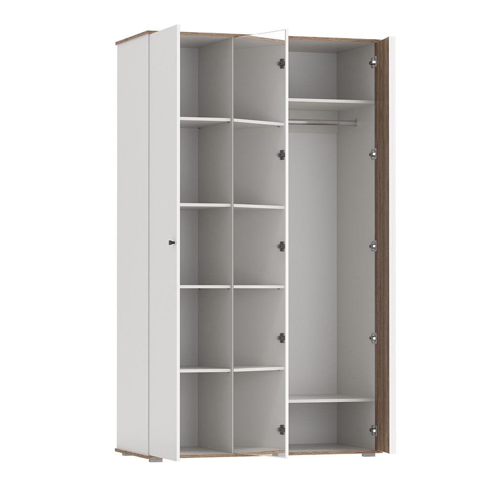 Шкаф для одежды Либерти 51.14, Белый, Дуб каньон