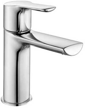 102108940EX LUNA смеситель для раковины 121 без донного клапана 102108940EX LUNA смеситель для раковины 121 без донного клапана