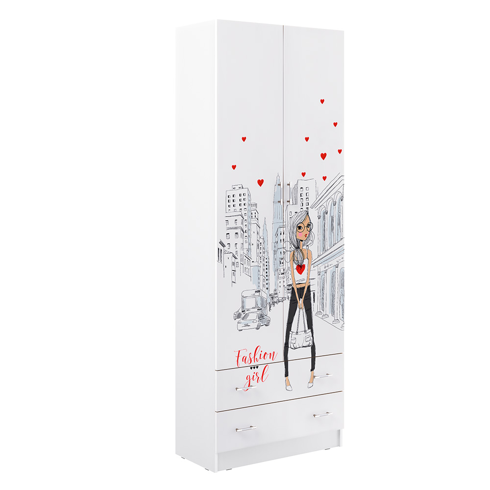 Шкаф Вега Girl, Белый