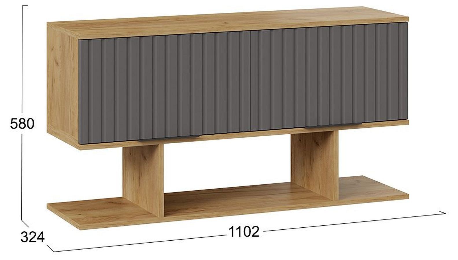 Полка комбинированная Хилтон