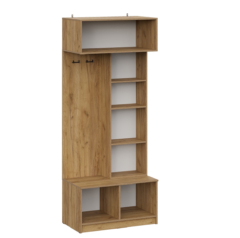 Вешалка с зеркалом "Авиньон", Графит