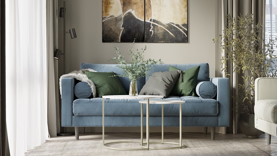 Набор из 2 столов журнальных