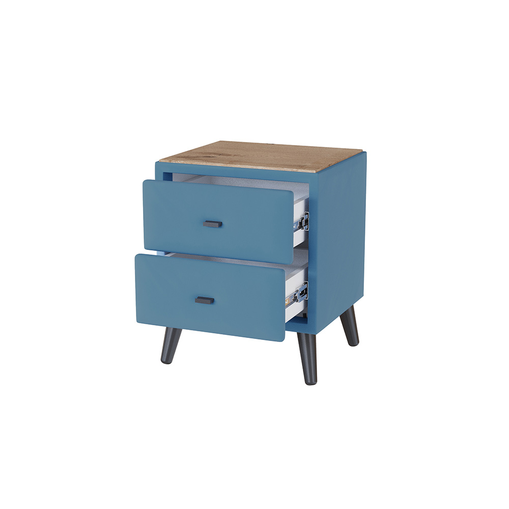 Тумба прикроватная Пай, Светло-голубой