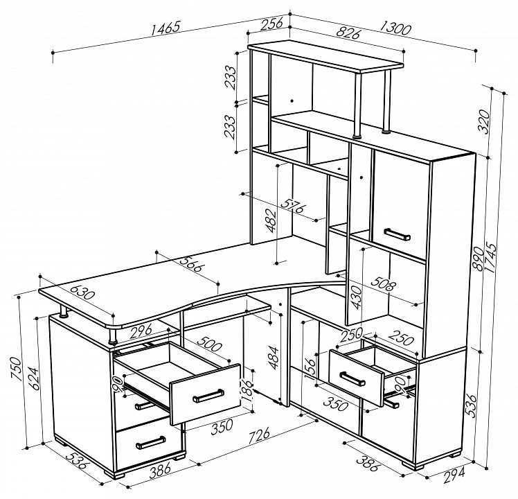 Стол компьютерный Джаз 15