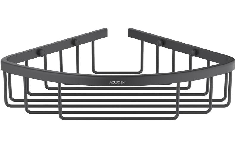 AQ4906MB угловая полка, матовый черный