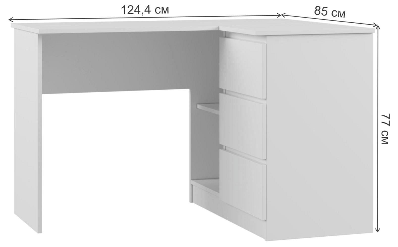 Стол письменный Мадера 1244
