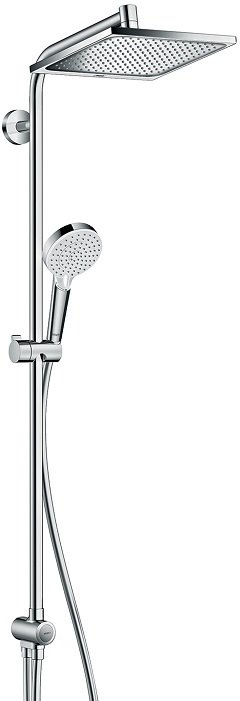 27289000 HG Crometta Е 240 1jet Showerpipe Reno Ecosmart душевая система