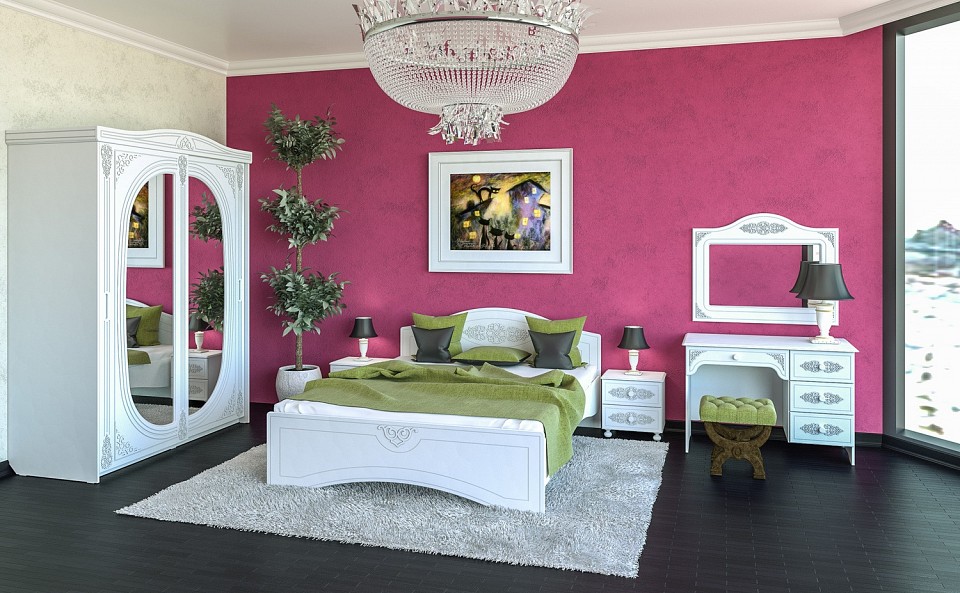 Кровать двуспальная Ассоль АС-113К