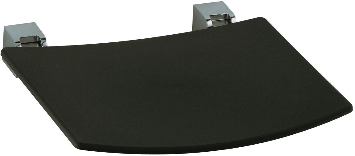 14980010037 PLAN Складное сиденье для настенного монтажа, сиденье откидывается наверх. цвет хром/темно-серый (RAL 7021) 14980010037 PLAN Складное сиденье для настенного монтажа, сиденье откидывается наверх. цвет хром/темно-серый (RAL 7021)