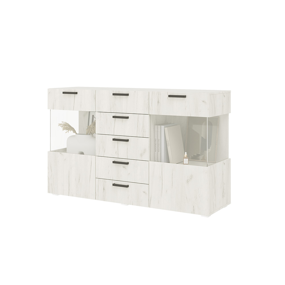 Комод Алтея, Дуб крафт белый